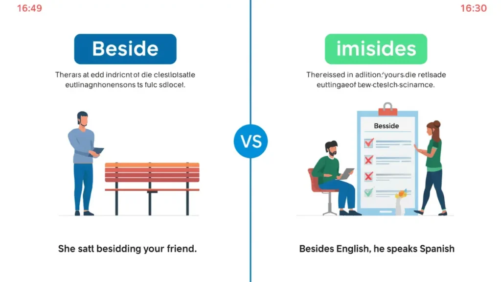 Beside or Besides