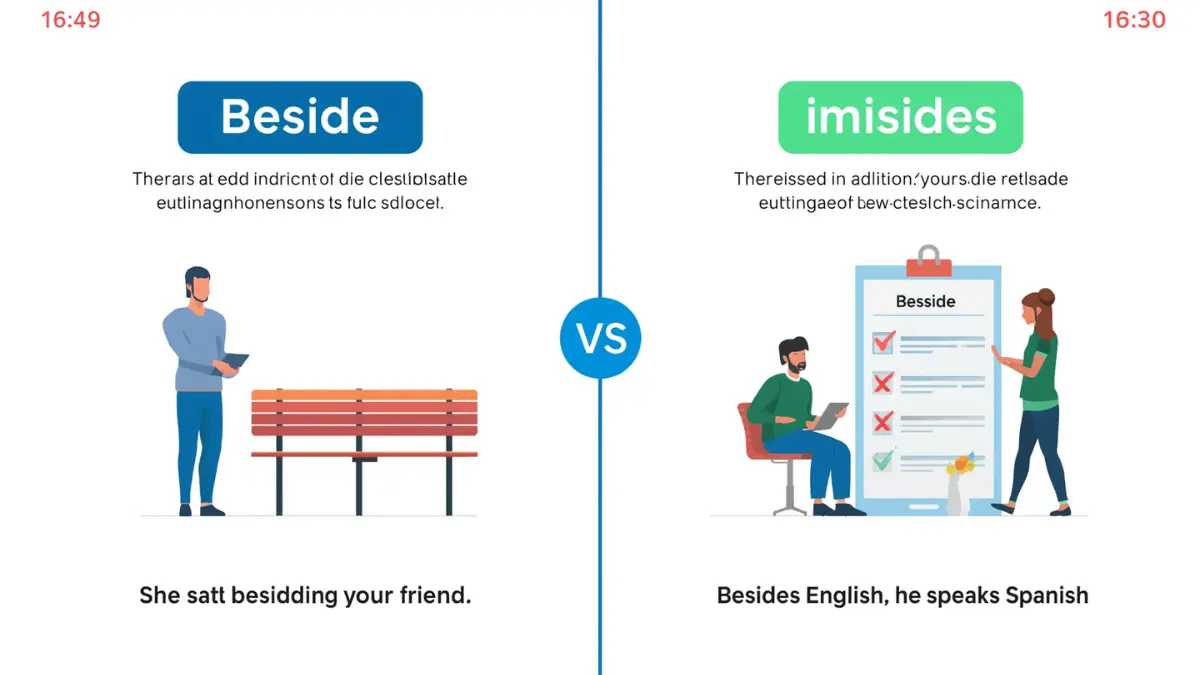 Beside or Besides