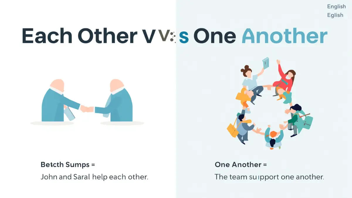 Each Other or One Another