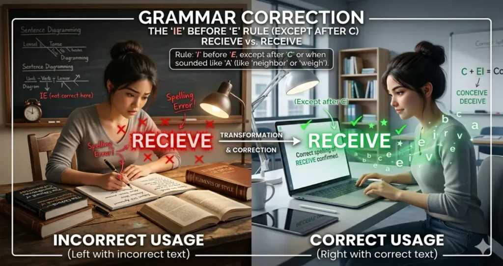 Receive or Recieve