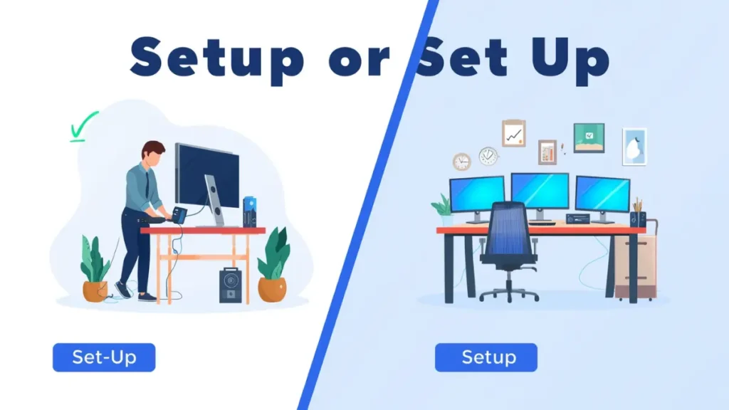 Setup or Set Up