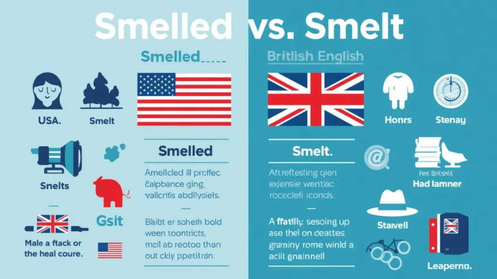 Smelled or Smelt