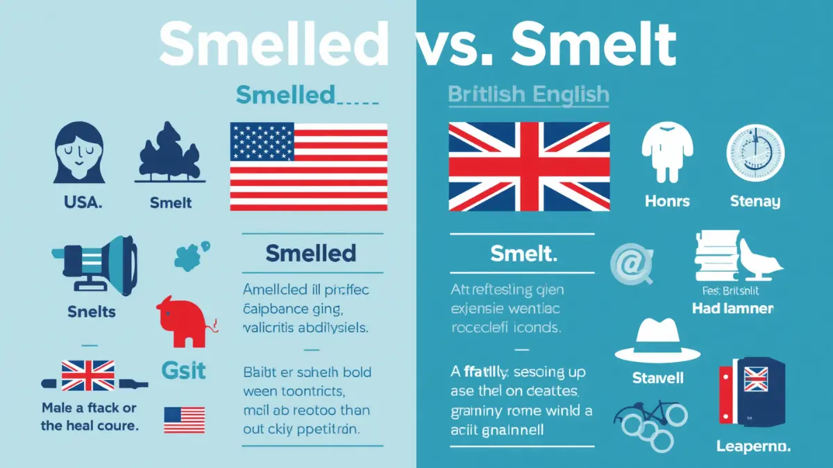 Smelled or Smelt