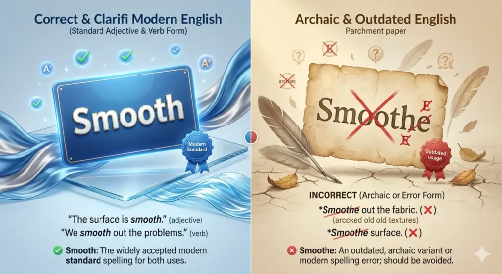 Smooth or Smoothe