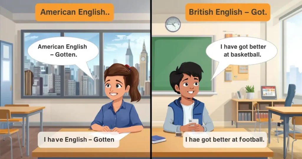 Gotten or GotGotten or Got