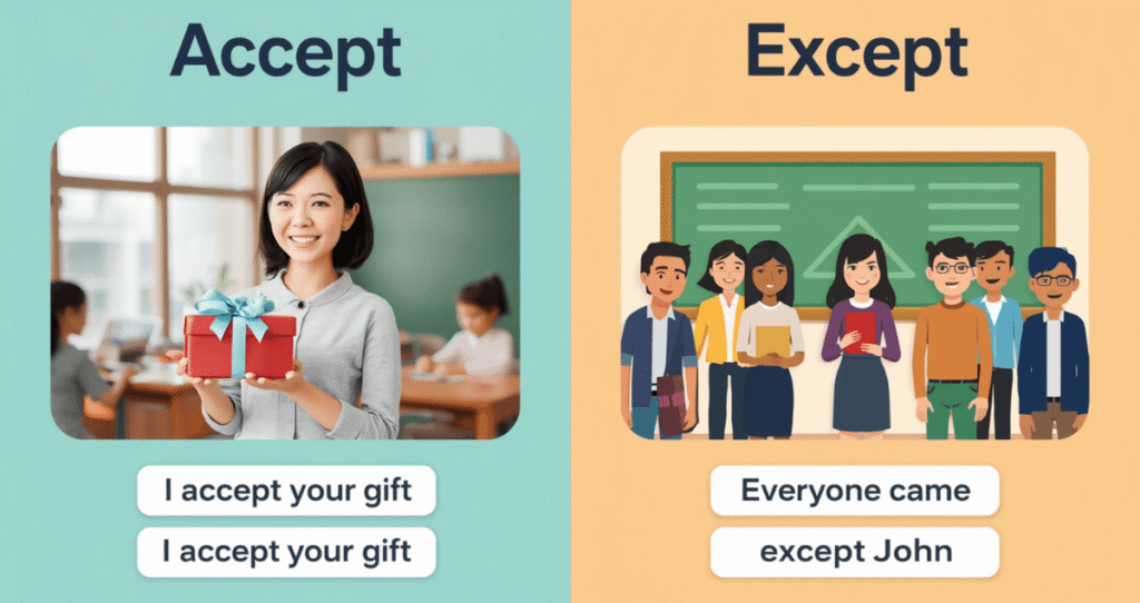 Accept or Except