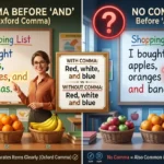 Comma Before and Comma