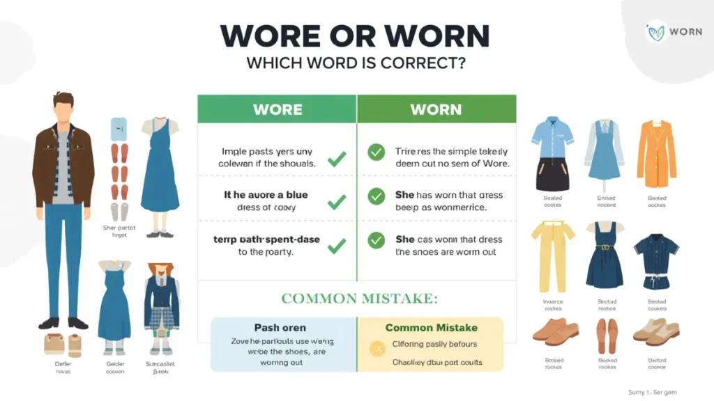 Wore or Worn