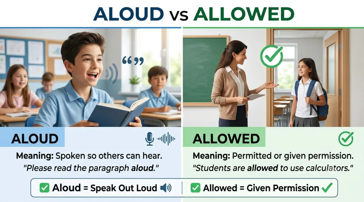 Aloud and Allowed