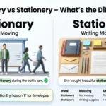 Stationary vs Stationery