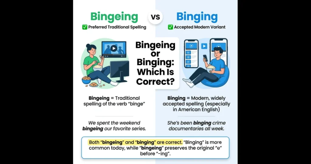 Bingeing or Binging