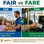 Fair vs Fare