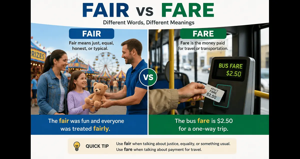 Fair vs Fare