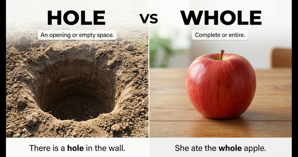 Hole and Whole