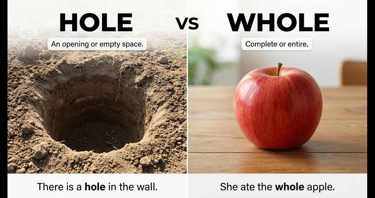Hole and Whole