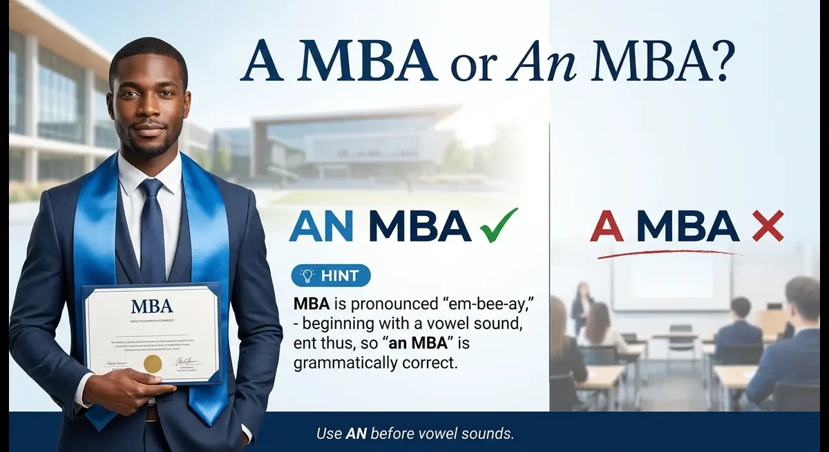 A MBA or an MBA