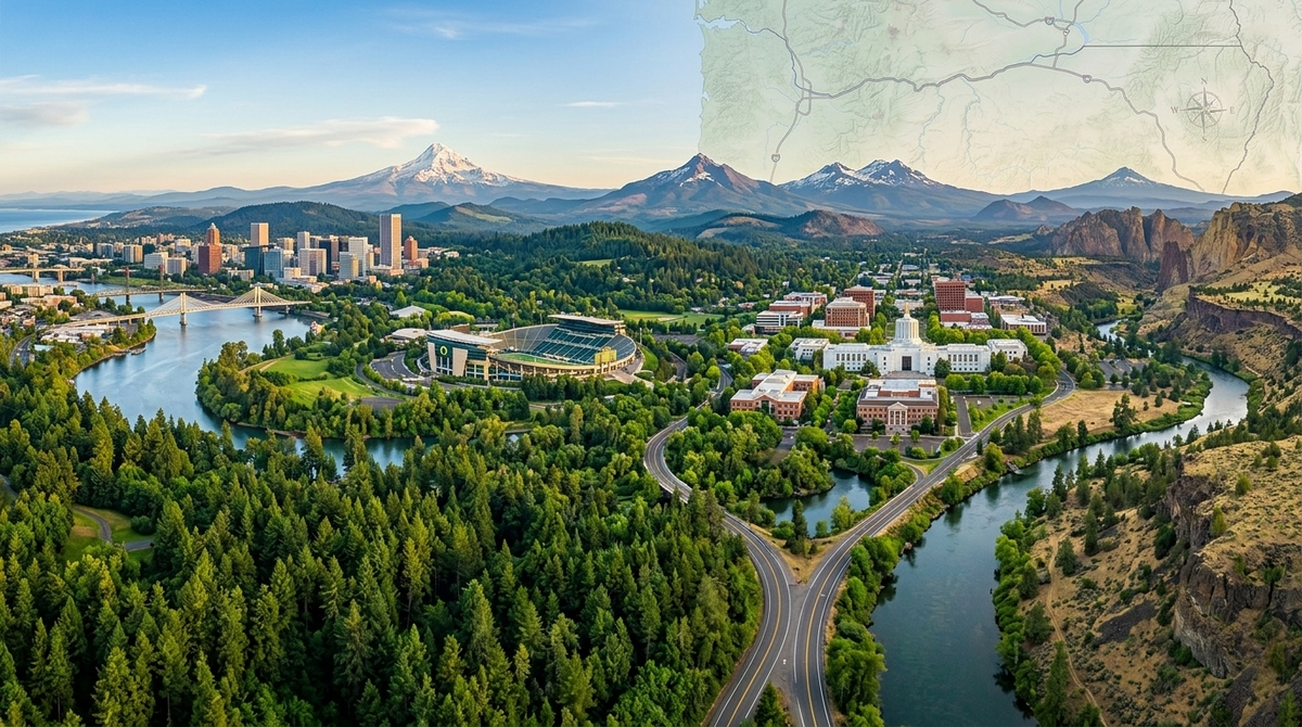 Cities in OR