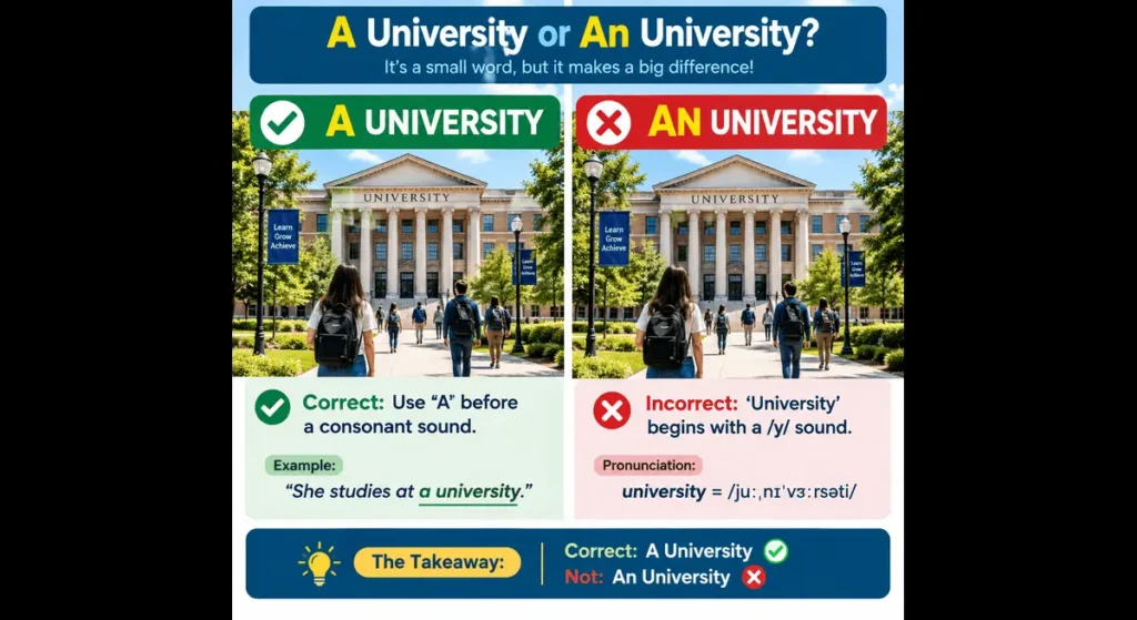 A University or An University