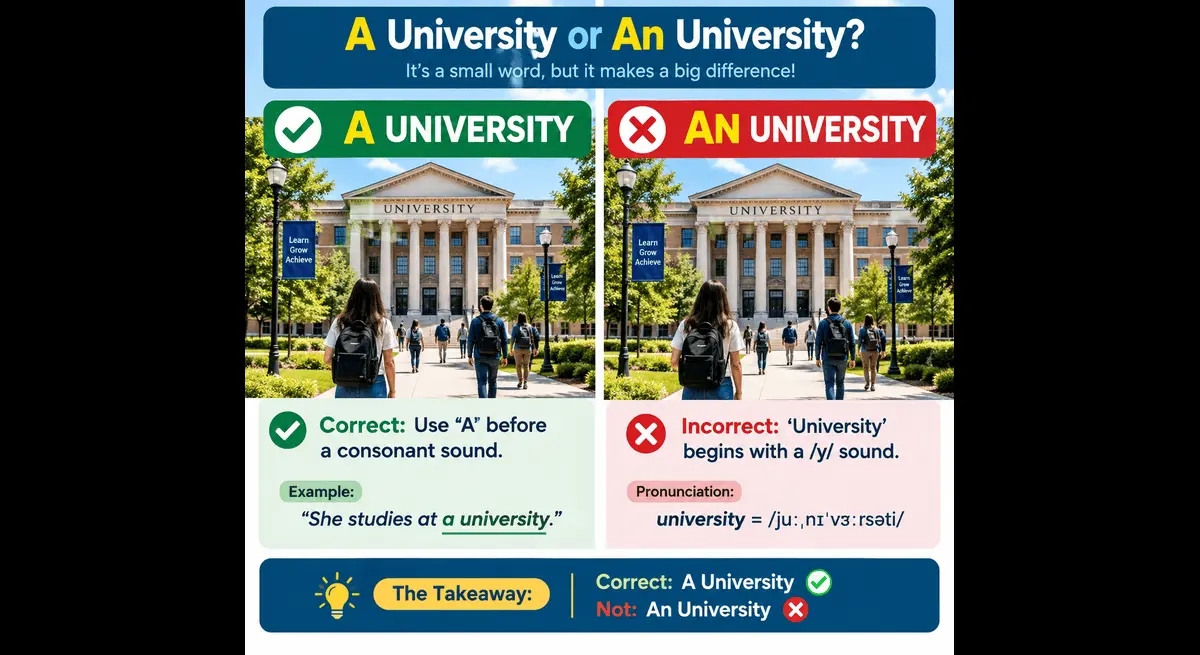 A University or An University